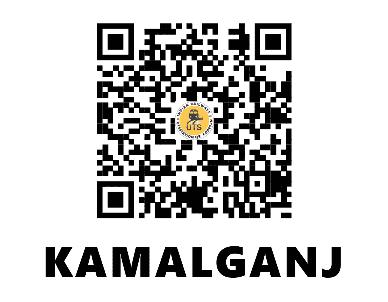 UTS QR Code for KAMALGANJ - KLJ (NE - UTTAR PRADESH)